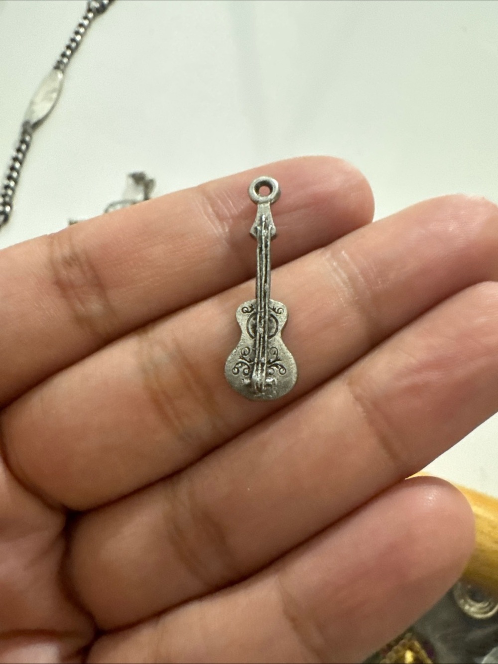 Vintage Guitar Charm